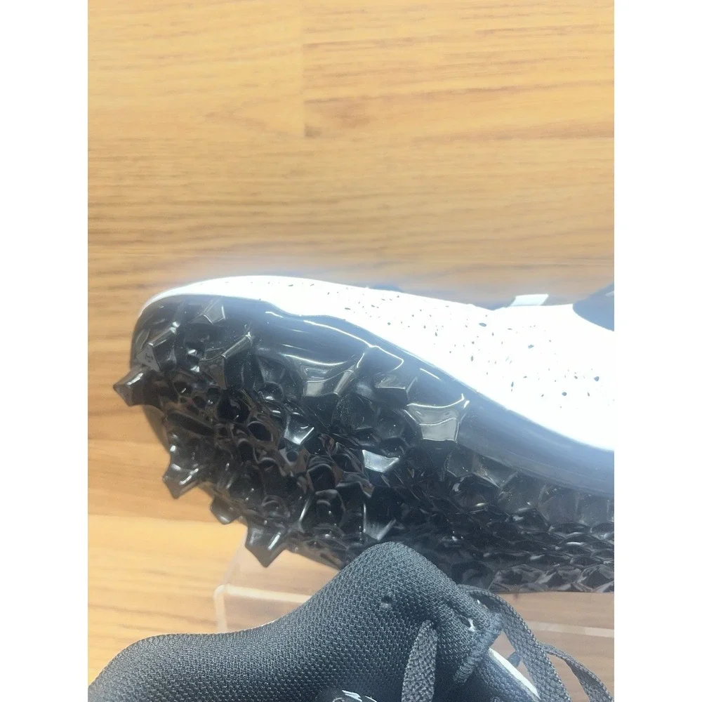 Men's Air Jordan Stadium 90 Low TD White Black Cleats HQ0210-100 Size 9